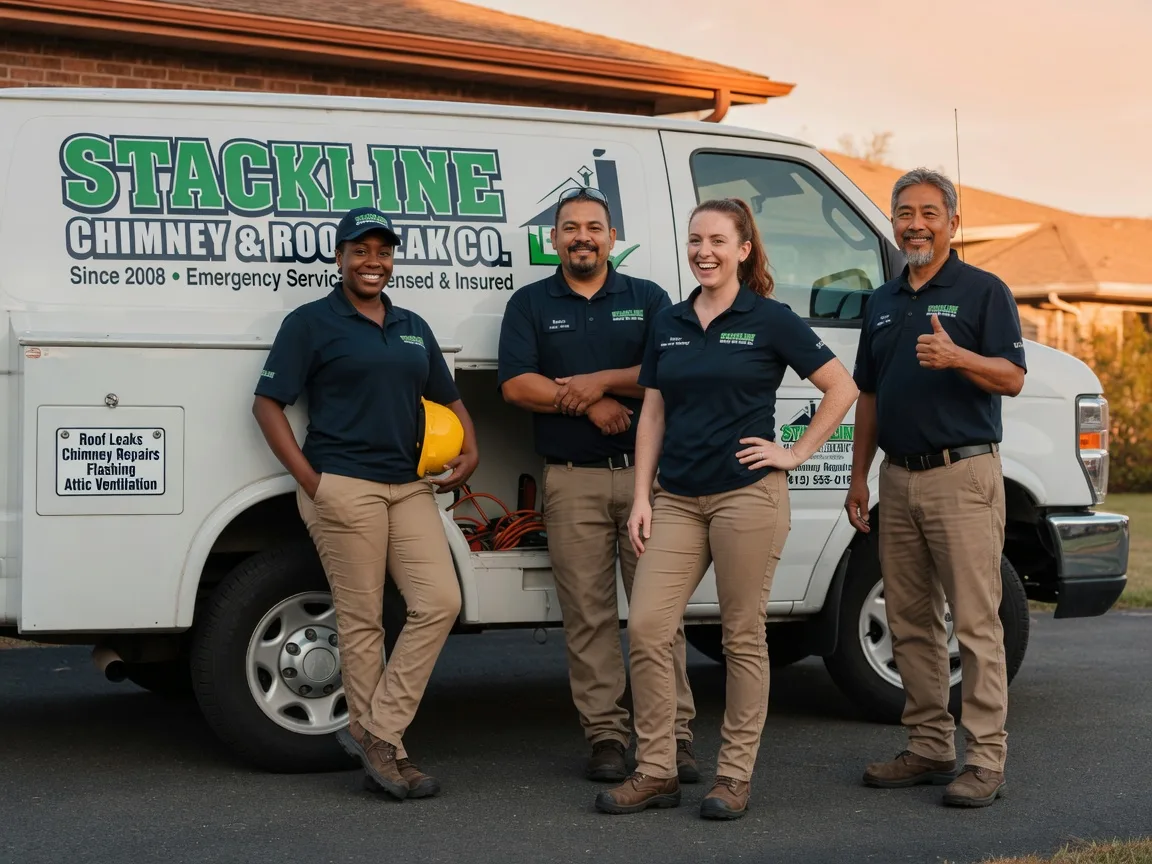 Chimney flashing repair company in Macedonia, IL